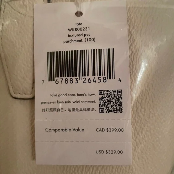 Lori Tote Parchment - Picture 4 of 4